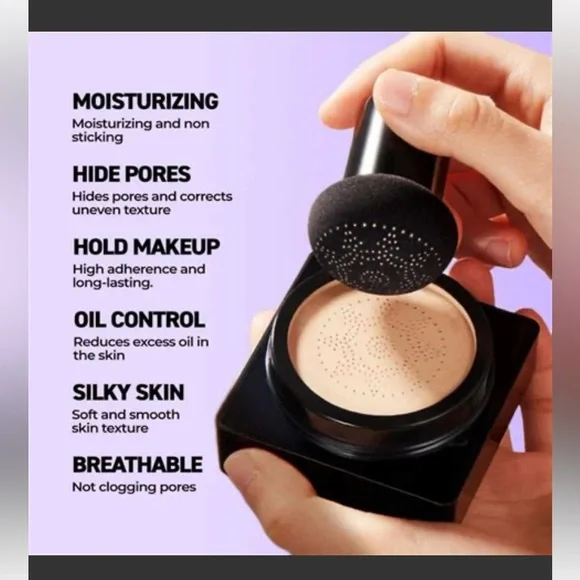 NEW IN BOX - SERENTIA AIR CUSHIONED BB CREAM FOUNDATION - WARM HONEY - Picture 4 of 8